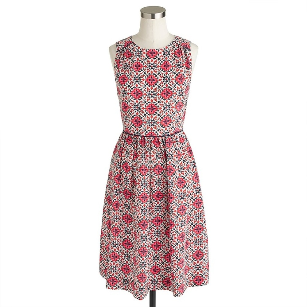 J. Crew Silk California Poppy Dress | Size 8